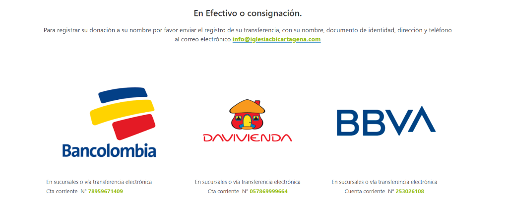 Información Bancaria